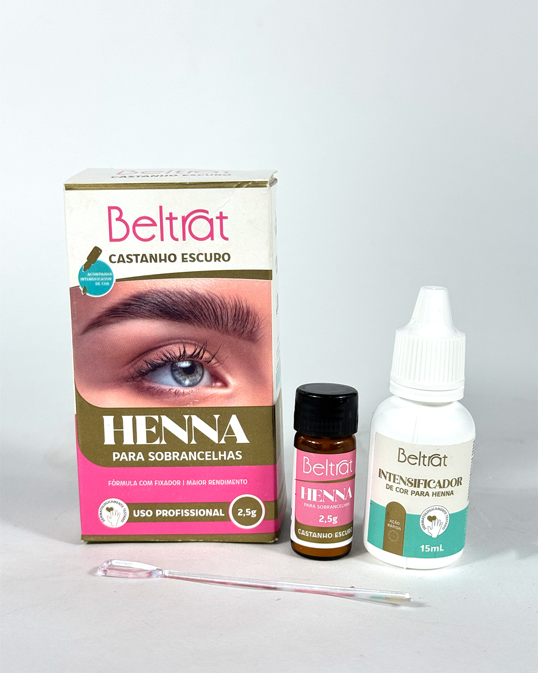 Henna Castanho Escuro com Intensificador