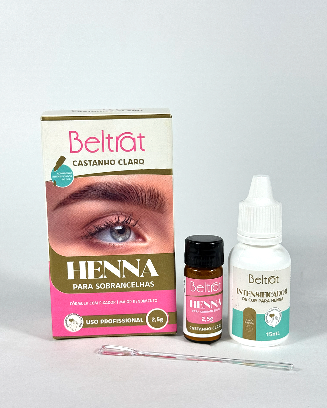 Henna Castanho Claro com Intensificador